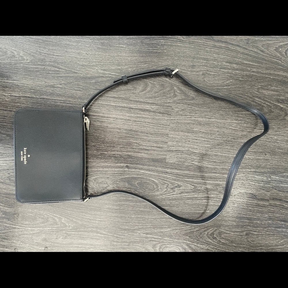 Black Leather Crossbody Bag